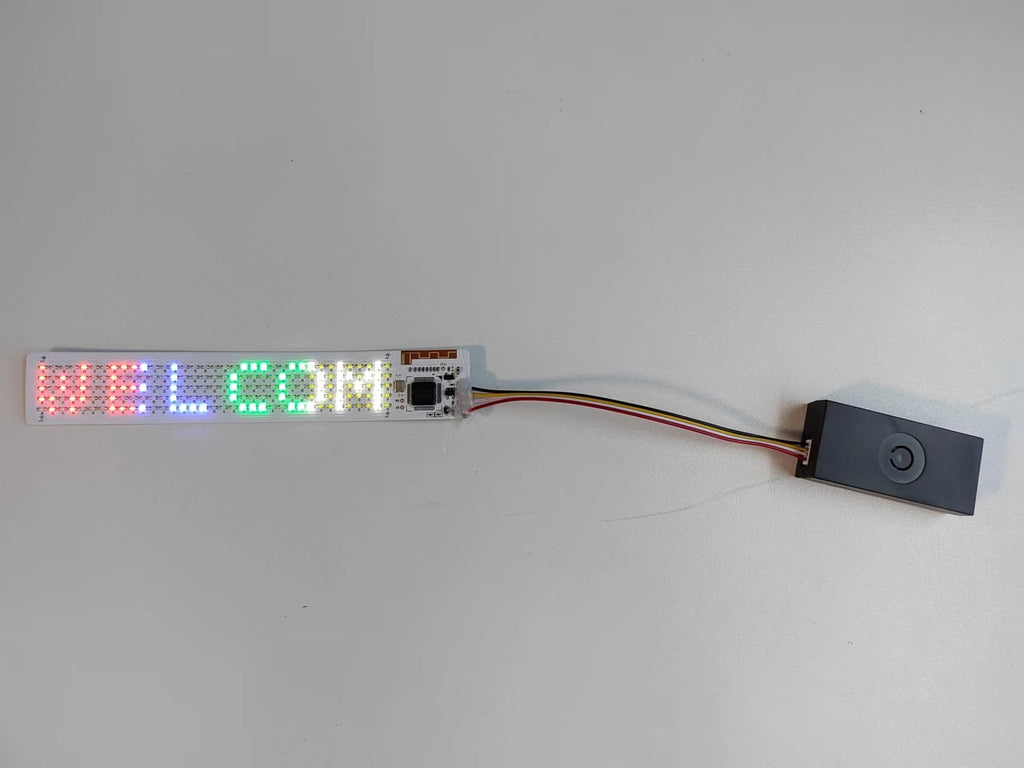 Bluetooth LED Display Silicone Character Light