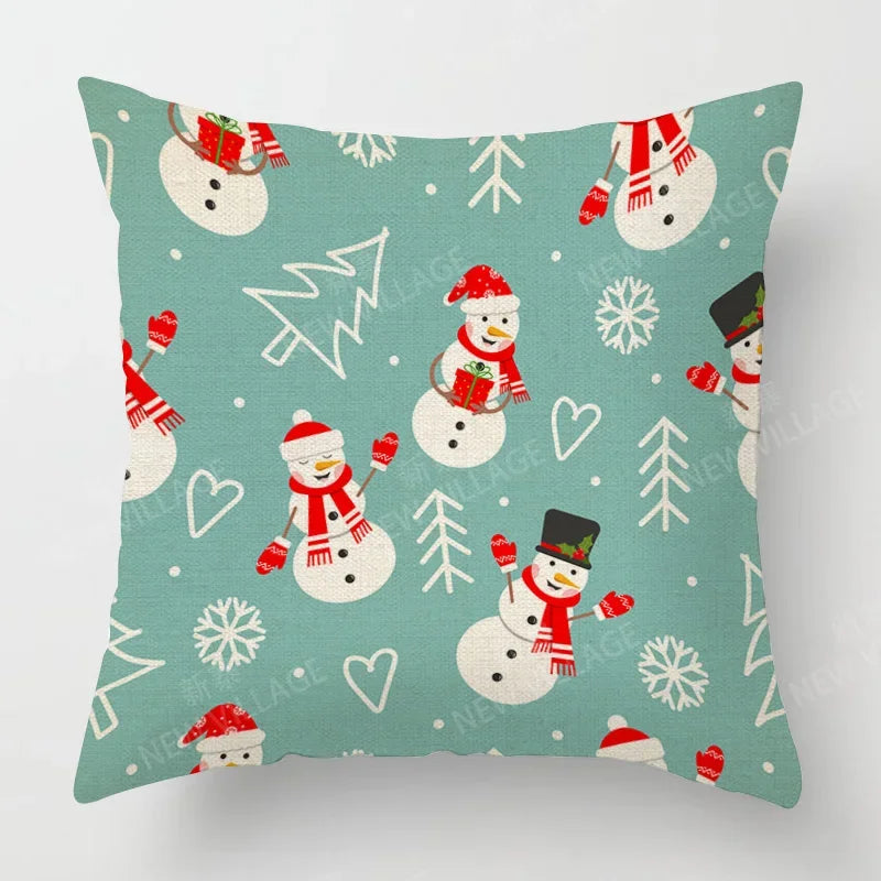 Modern Home Living Room Decor Throw Pillow Covers Cushion sofa 35x35cm 40x40 60x60cm 45x45cm 40*40cm pillowcase Merry Christmas